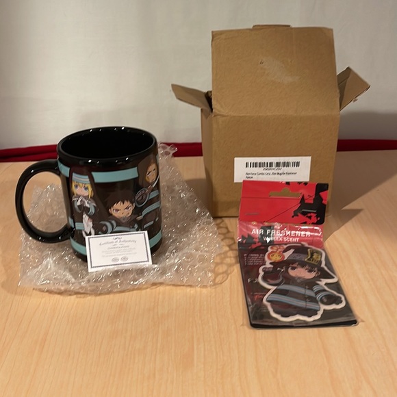 Fire Force Ceramic Coffee Mug/Vanilla Air Fresher. - Picture 3 of 8